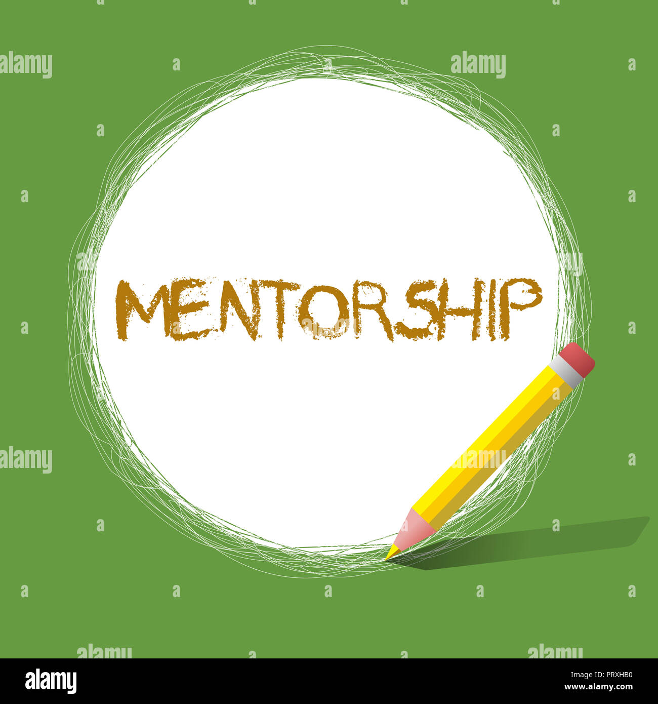 Handwriting text Mentorship. Concept meaning Guidance provided by a mentor  experienced knowledge demonstrating Stock Photo - Alamy