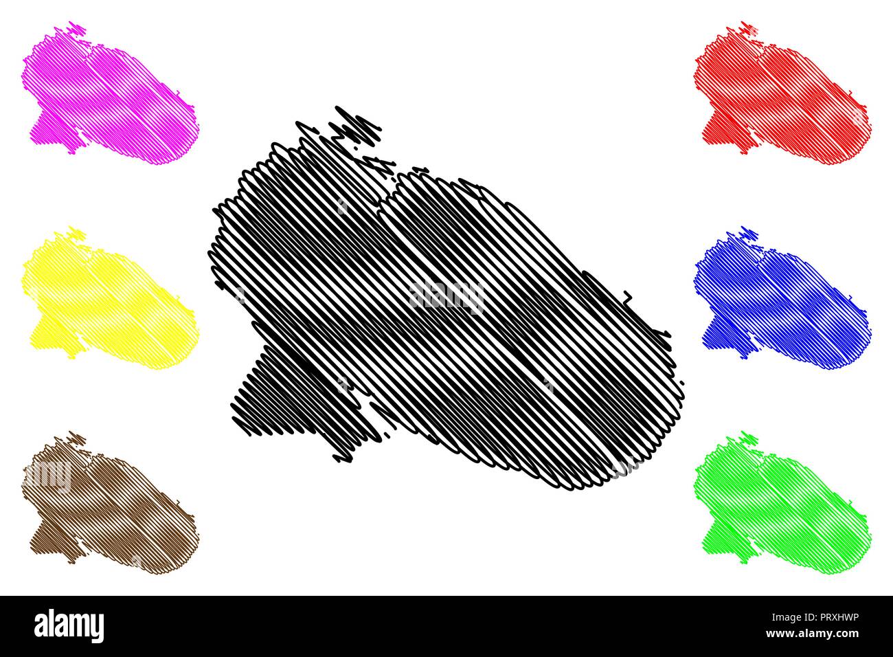 Vector map Murmansk Russia