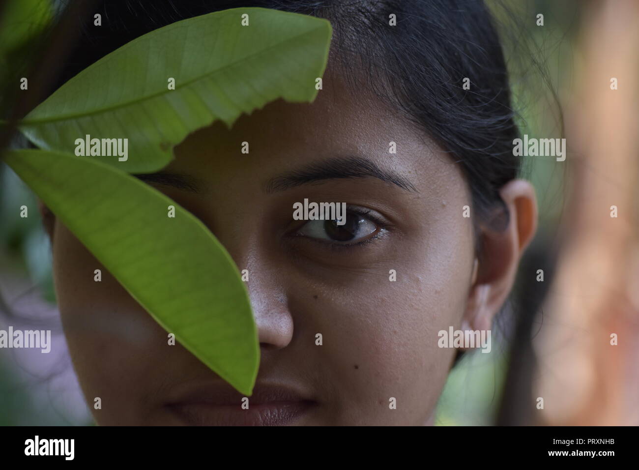 Green eye girl hi-res stock photography and images - Alamy
