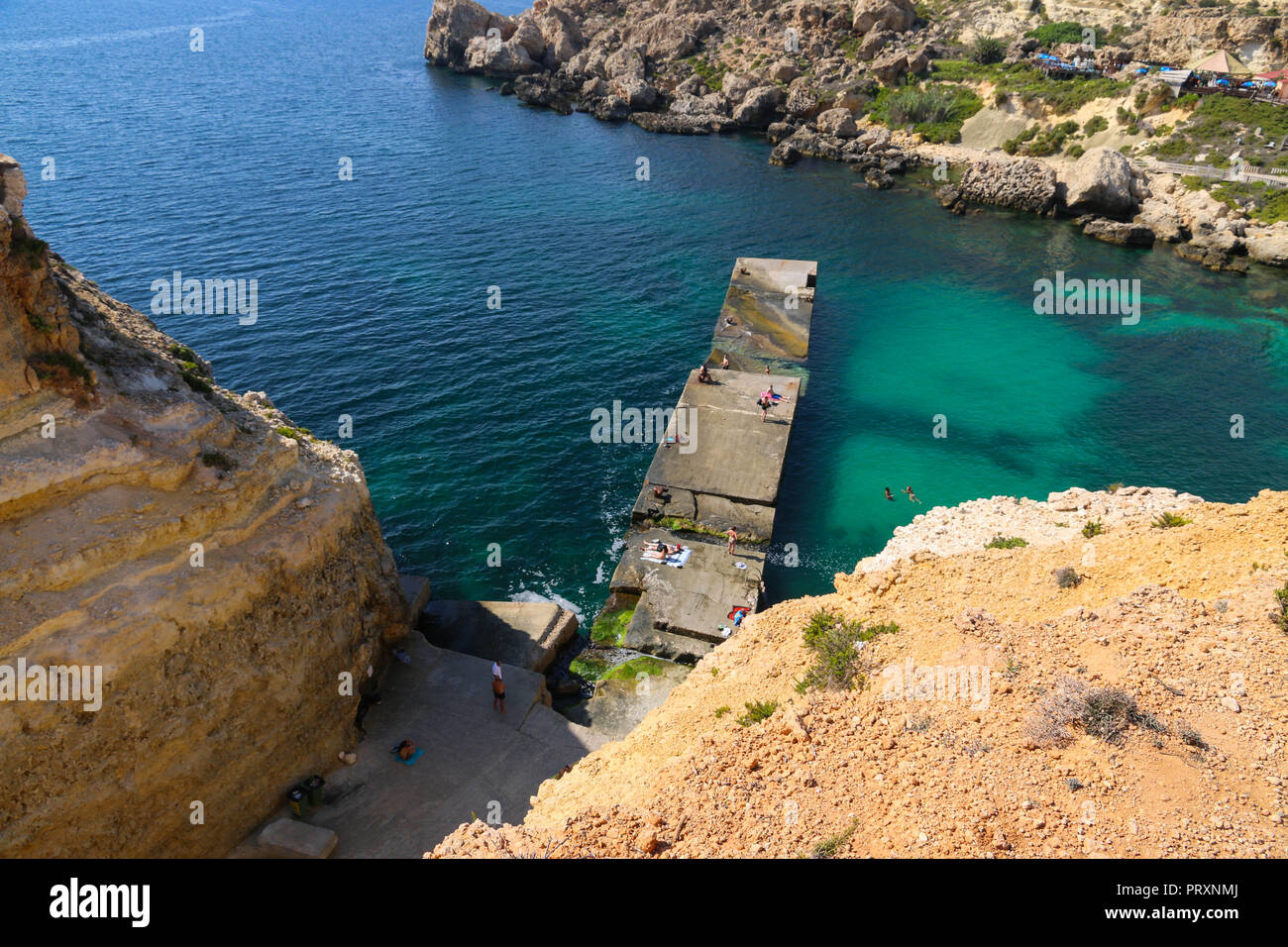 Popeye Village, Malta Stock Photo