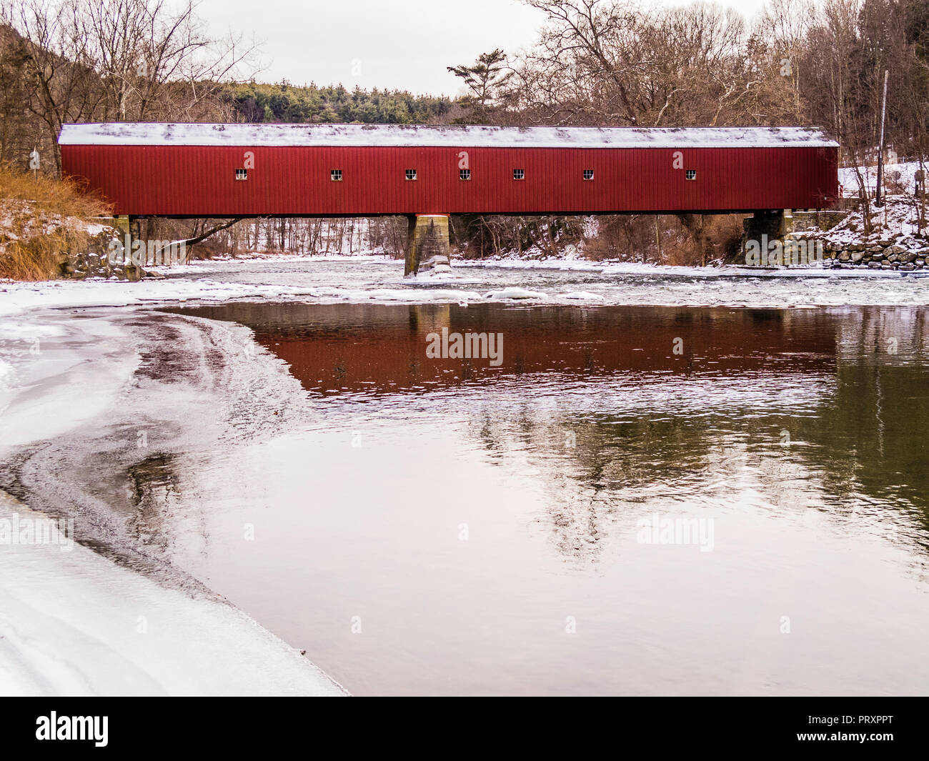 Covered Bridge West Cornwall, Connecticut, USA Stock Photo Alamy