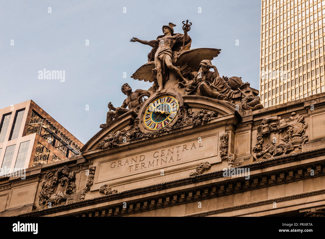 Clock Grand Central Terminal Manhattan   New York, New York, USA Stock Photo