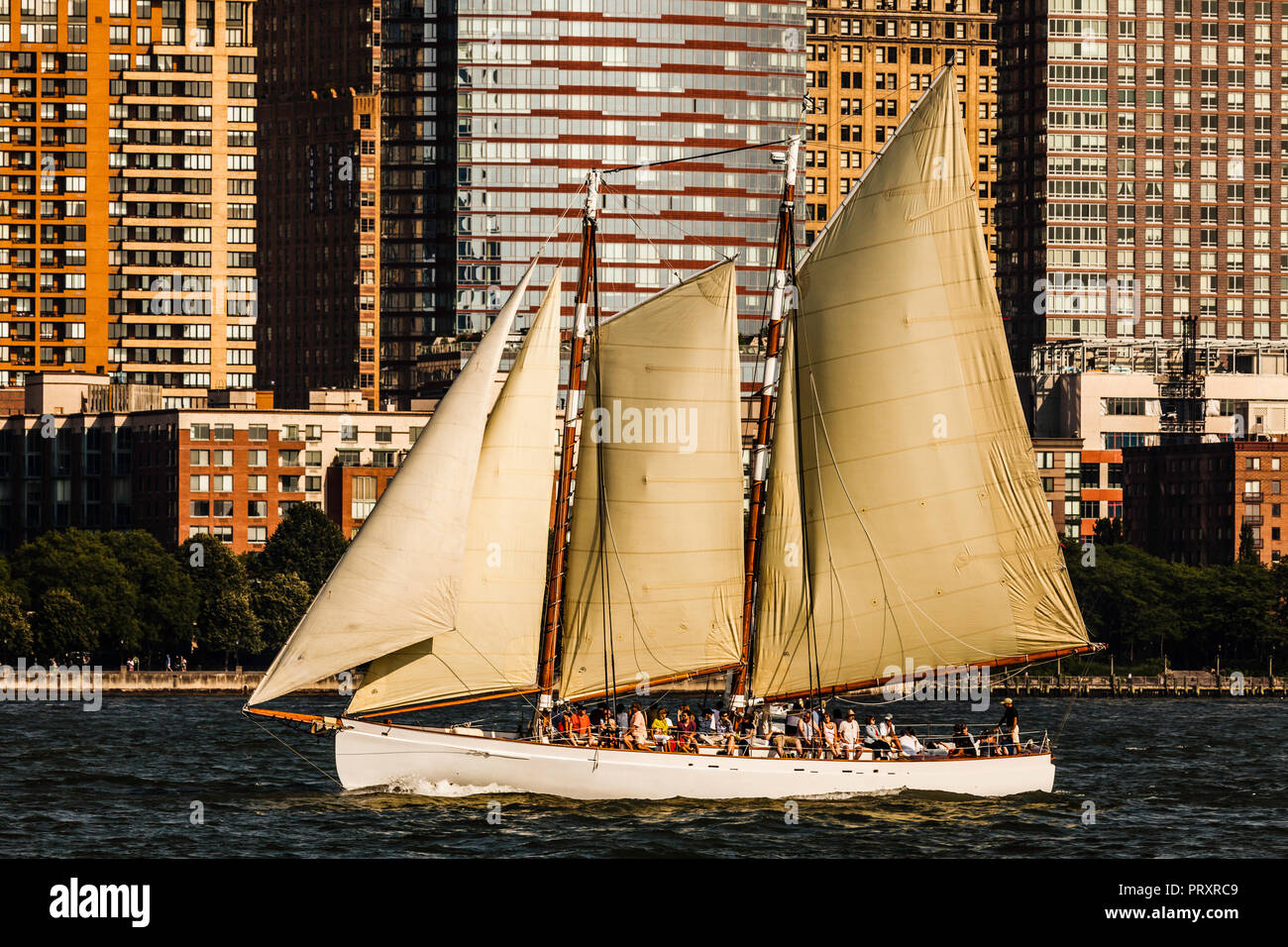 Schooner Adirondack New York Harbor Manhattan New York, New York, USA