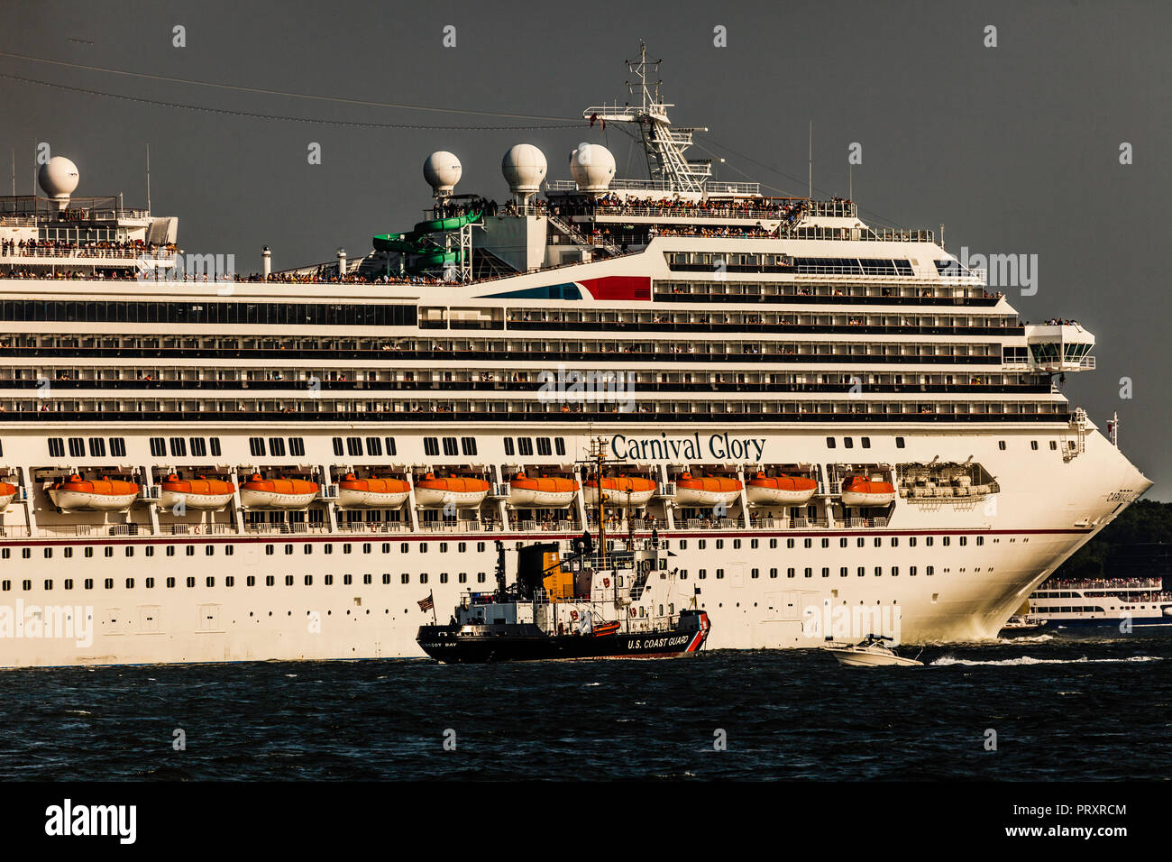 Cruise Ship Carnival Glory New York Harbor Manhattan New York, New York