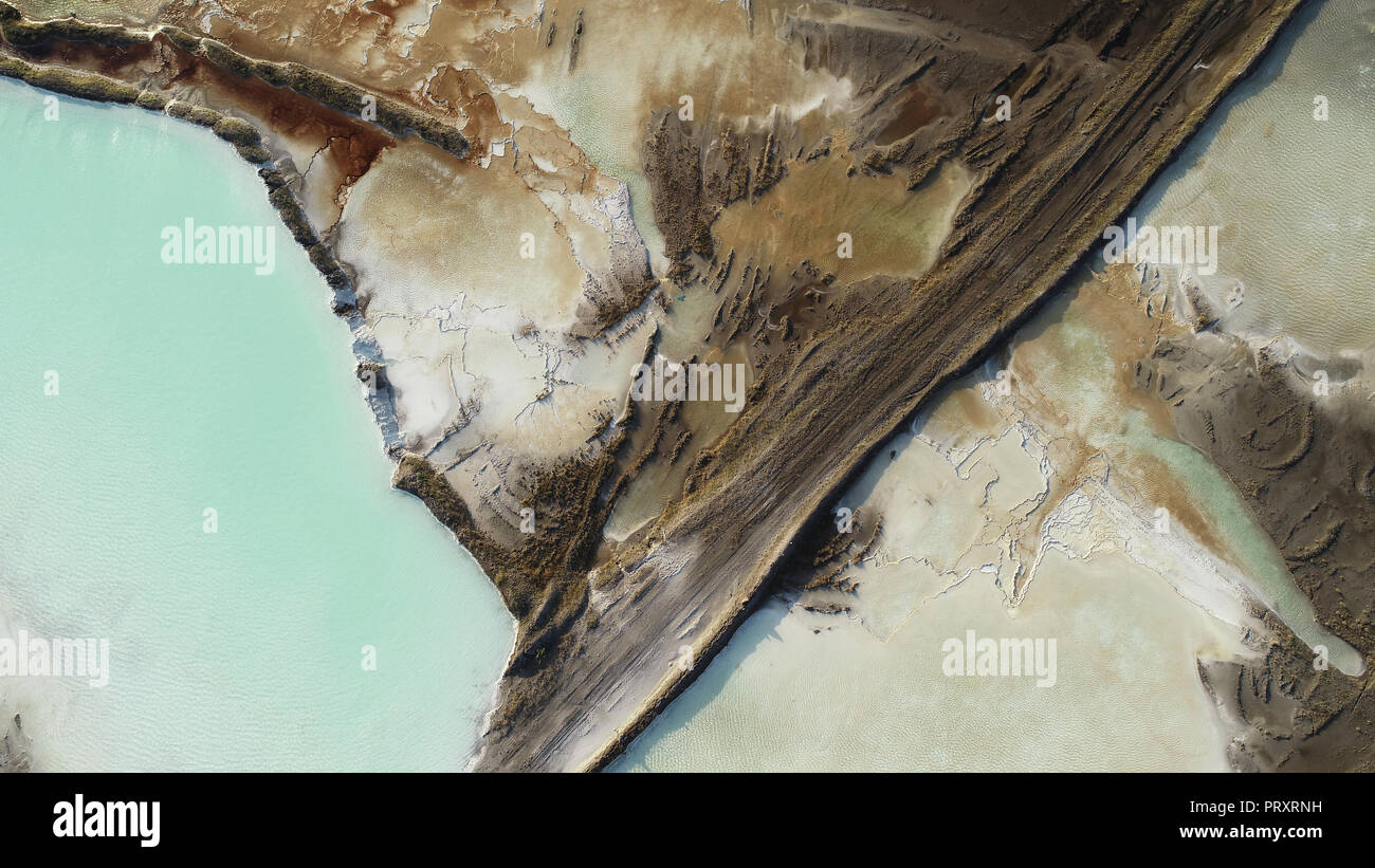Aerial landscape from the drone Stock Photo - Alamy
