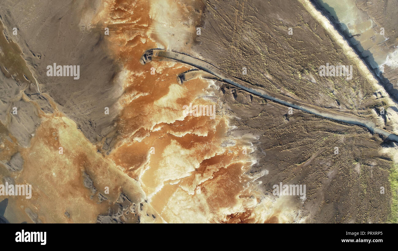 Aerial landscape from the drone Stock Photo - Alamy