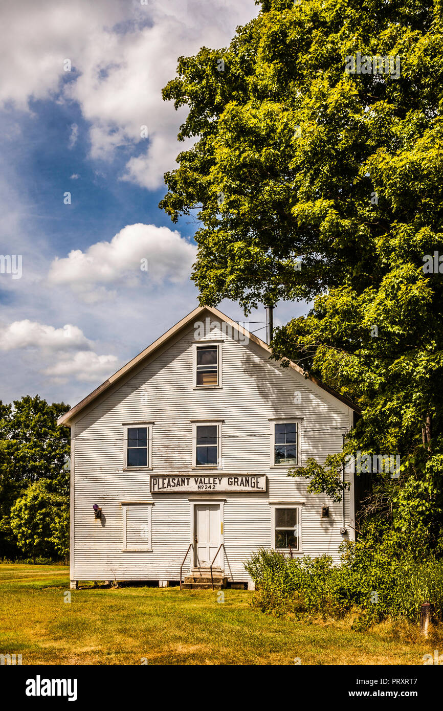 Pleasant Valley Grange Hall Rockingham, Vermont, USA Stock Photo Alamy