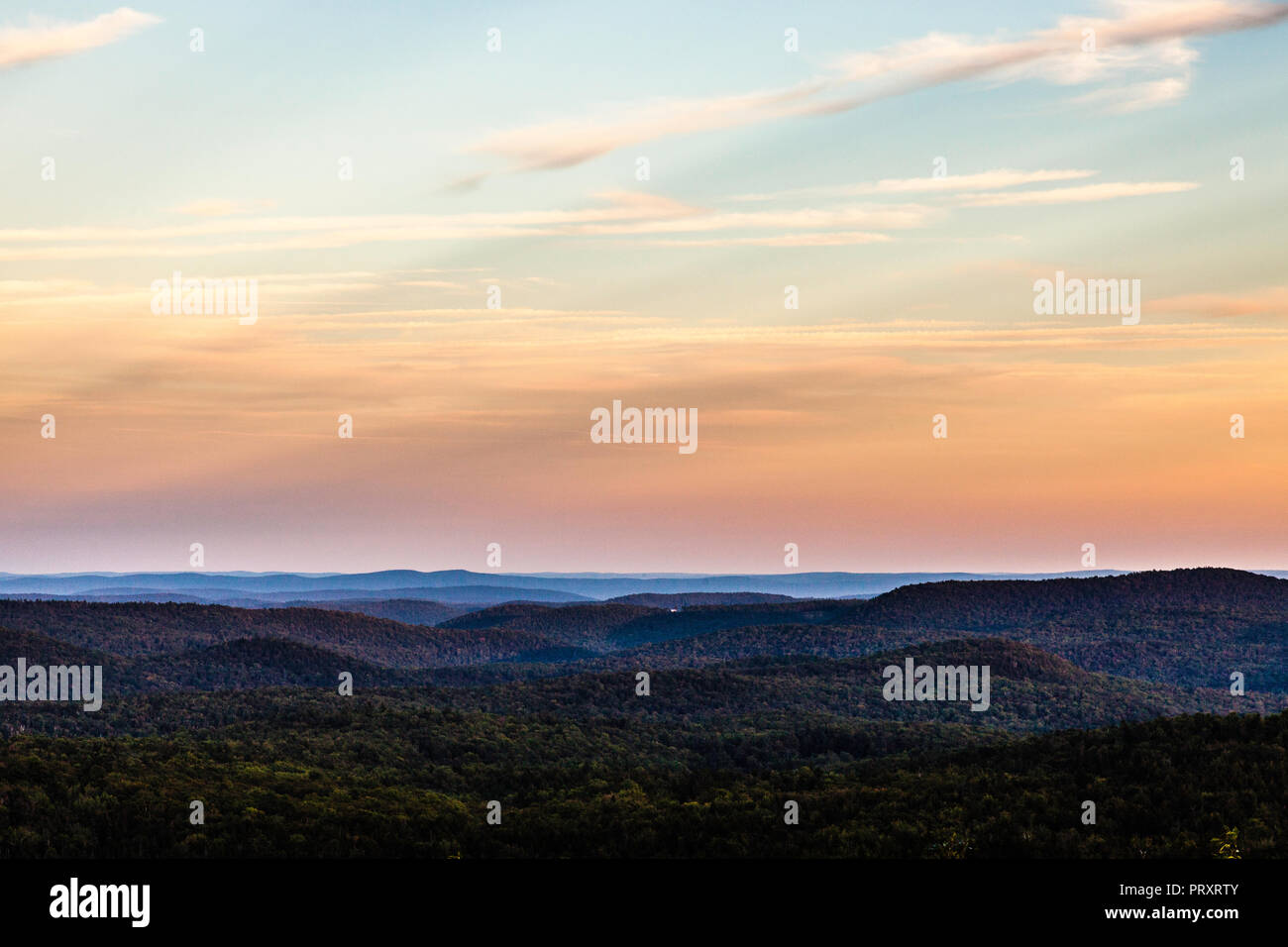 Skyline West Halifax, Vermont, USA Stock Photo Alamy
