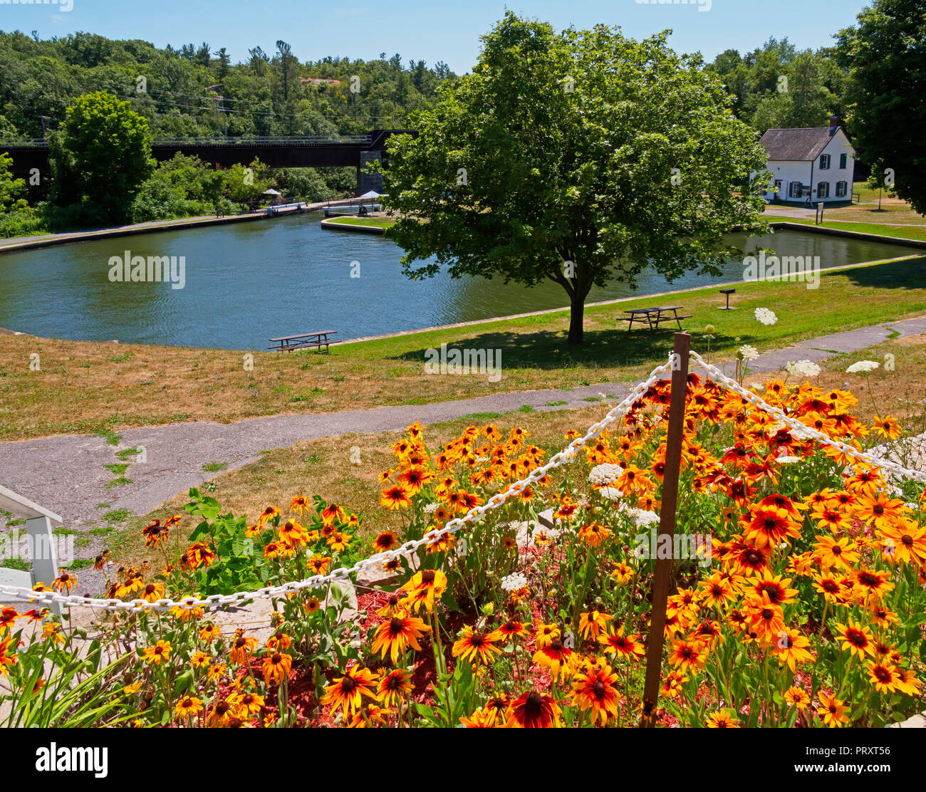 Rideau canal kingston mills locks hires stock photography and images
