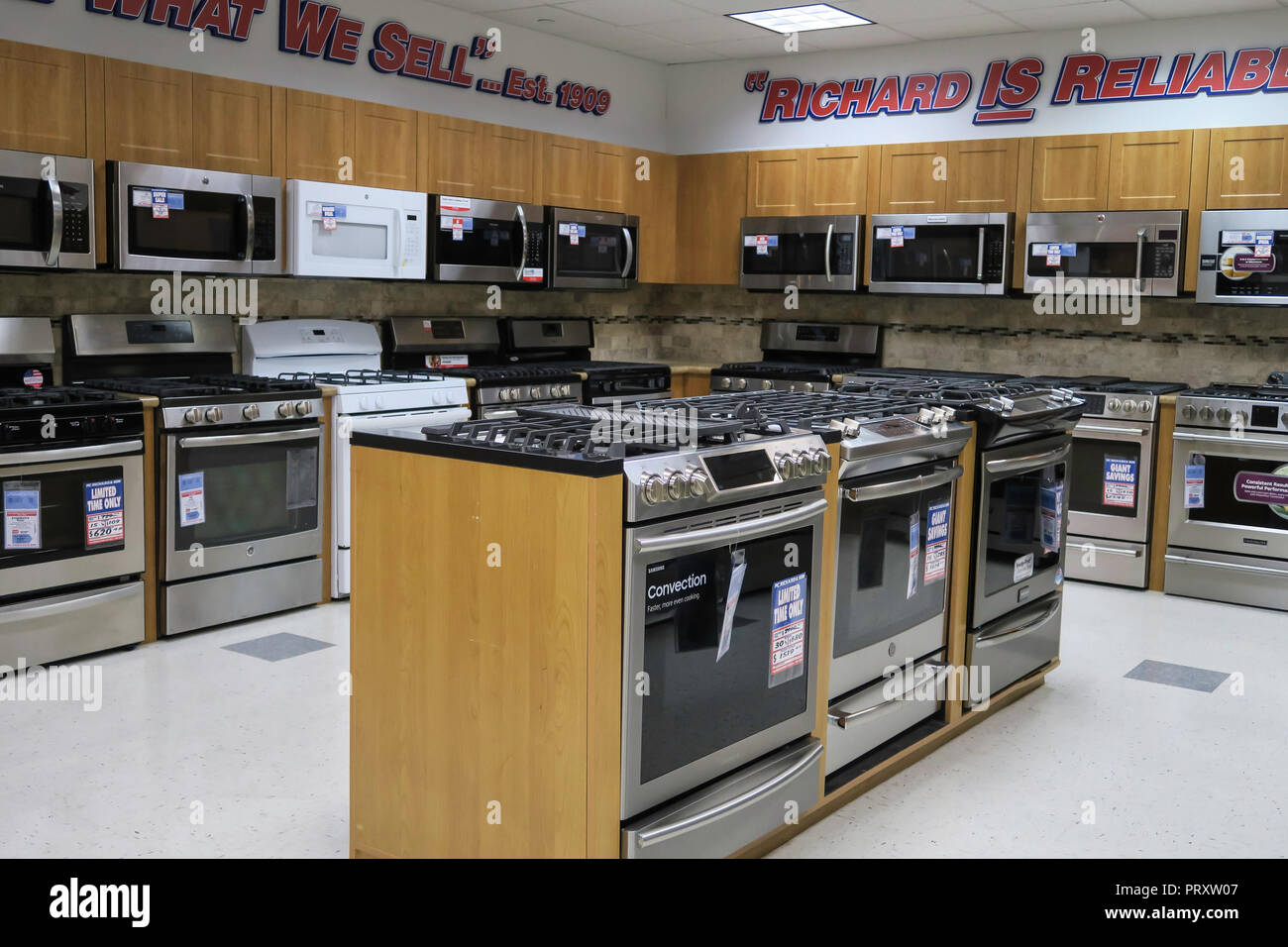 P.C. Richard Appliance Store in New York City USA Stock Photo Alamy