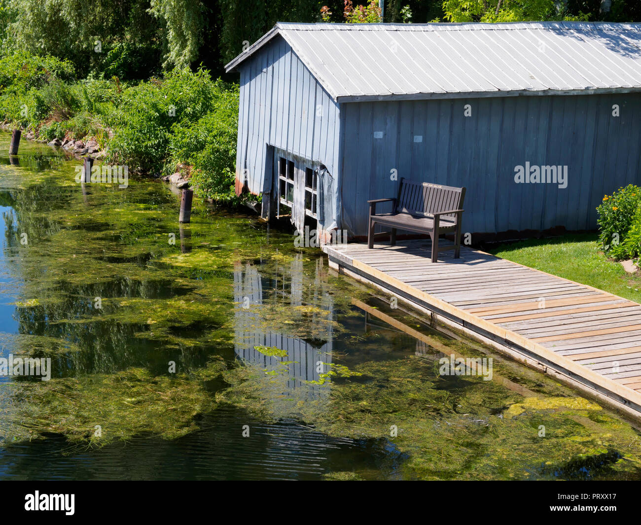 Westport Harbour, Westport, Ontario Stock Photo Alamy