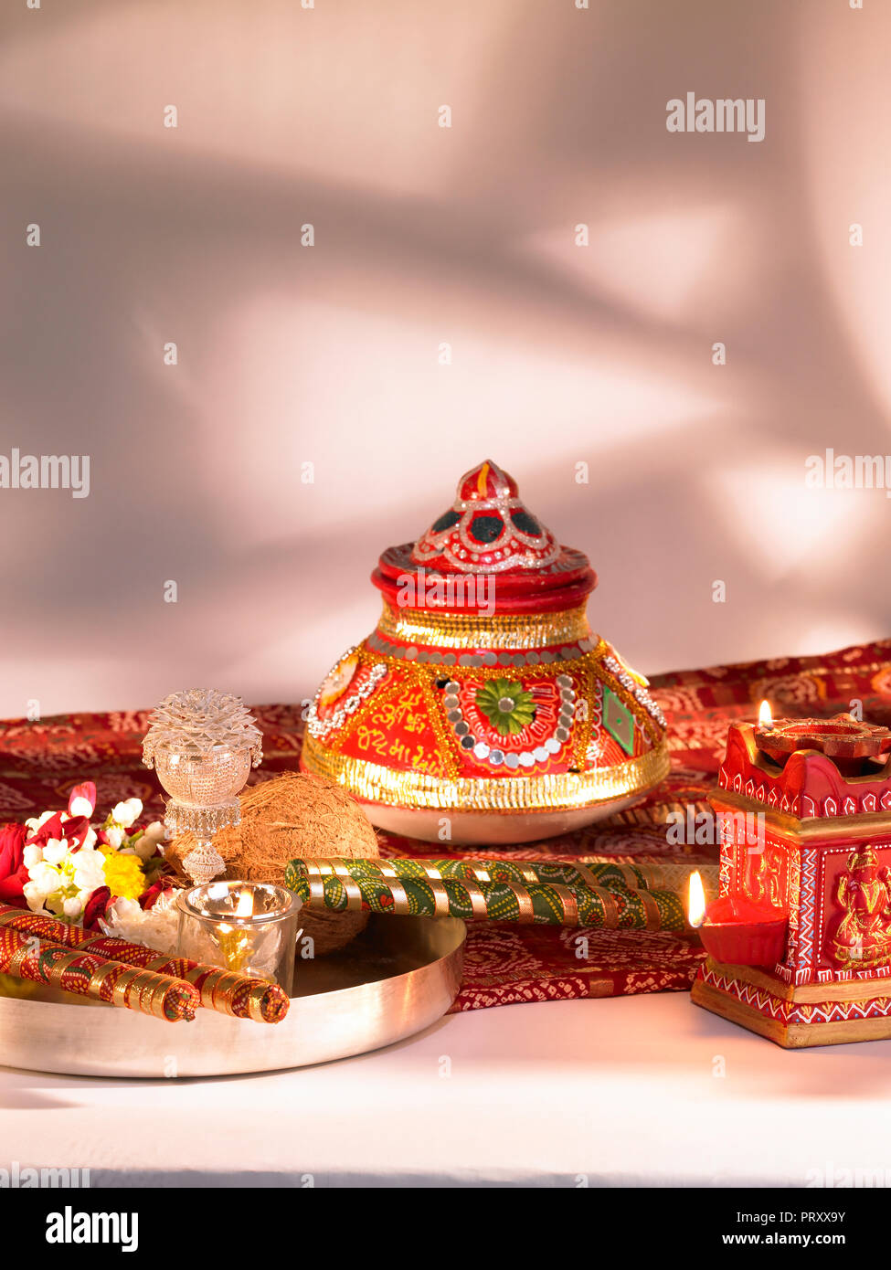 Indian Festival Pongal Pot Decoration Stock Photos Indian
