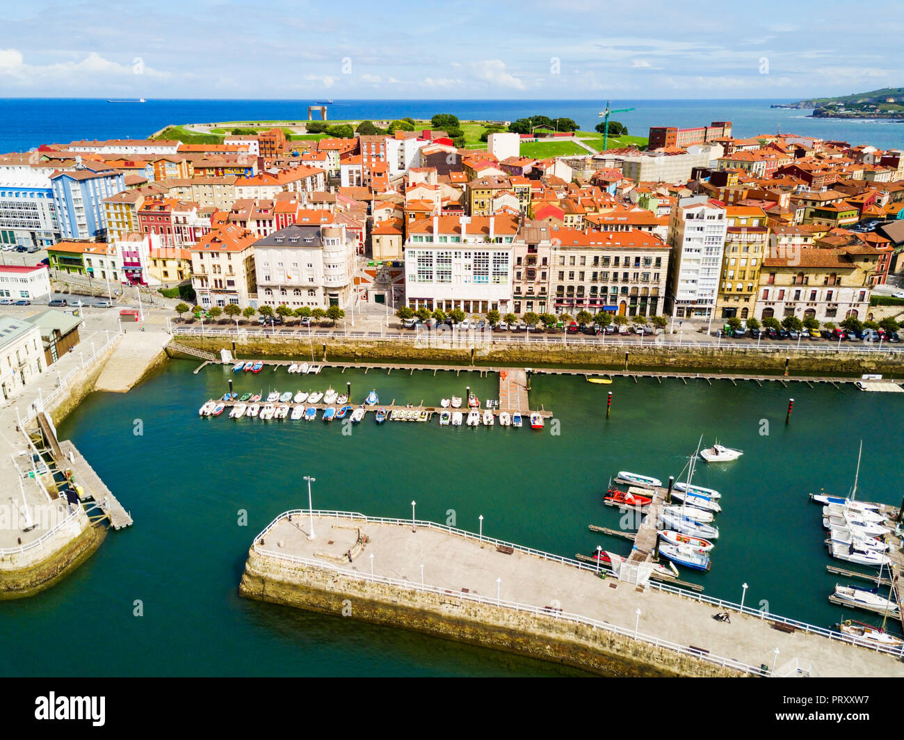 Gijon Marina Aerial Panoramic View Gijon Is The Largest City Of gijon-marina-aerial-panoramic-view-gijon-is-the-largest-city-of