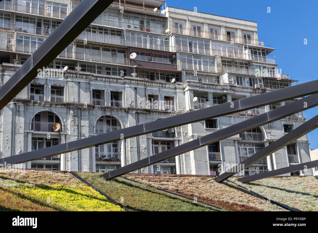 Magnolia Residence apartments in Batumi, seen through the