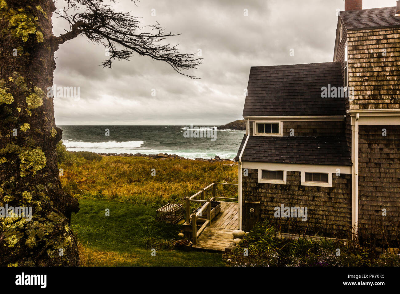 House Monhegan Island, Maine, USA Stock Photo Alamy