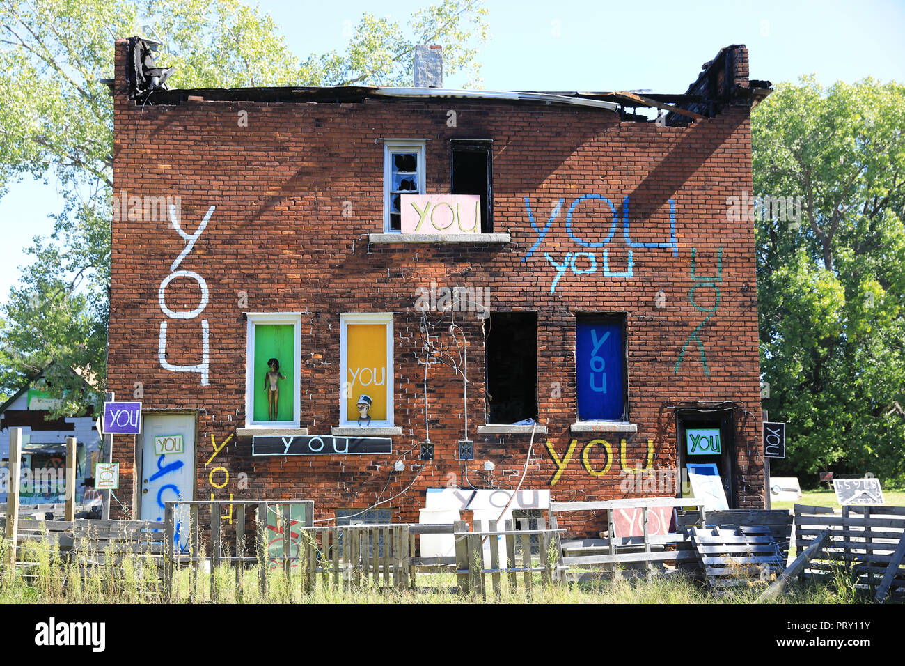 The Heidelberg Project, an outdoor art environment in the McDougall