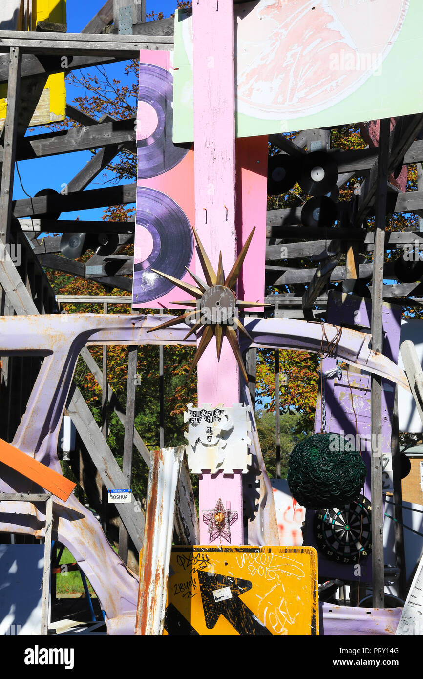 The Heidelberg Project, an outdoor art environment in the McDougall