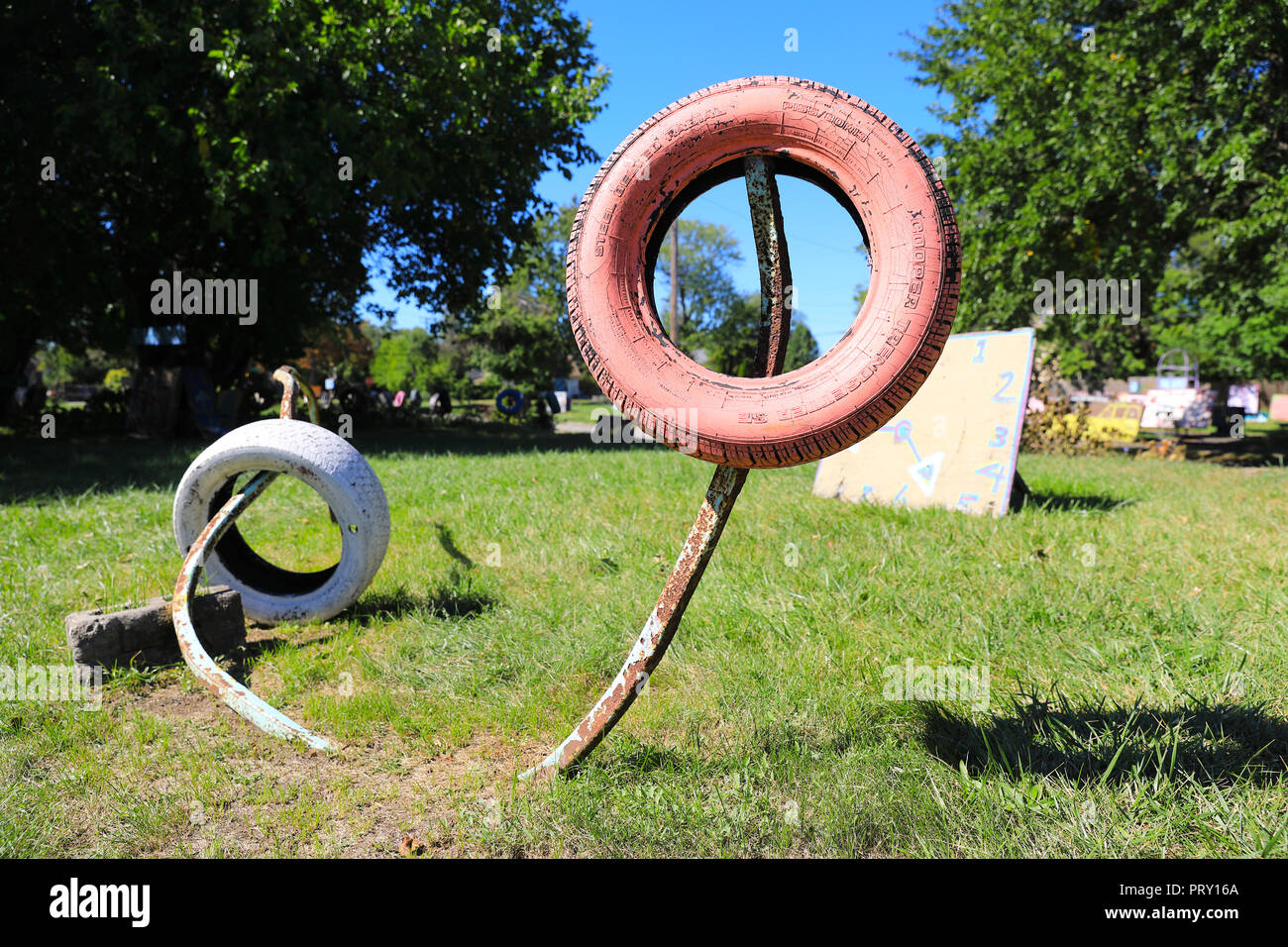 The Heidelberg Project, an outdoor art environment in the McDougall