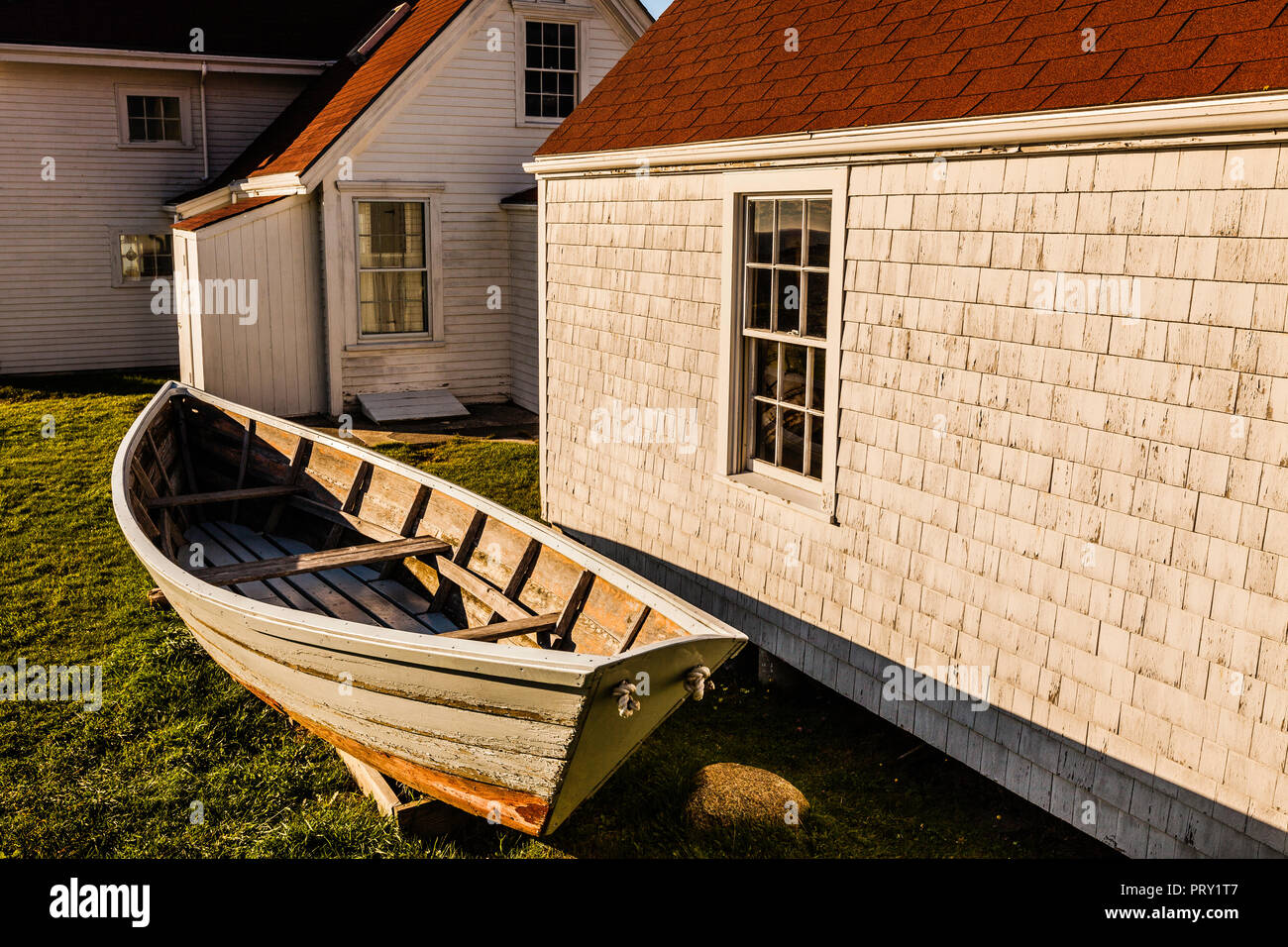 Monhegan Island Lighthouse and Quarters and The Monhegan Museum