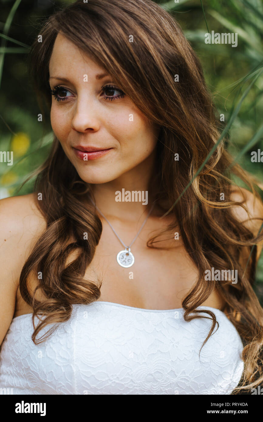 Woman with a dress hi-res stock photography and images - Alamy