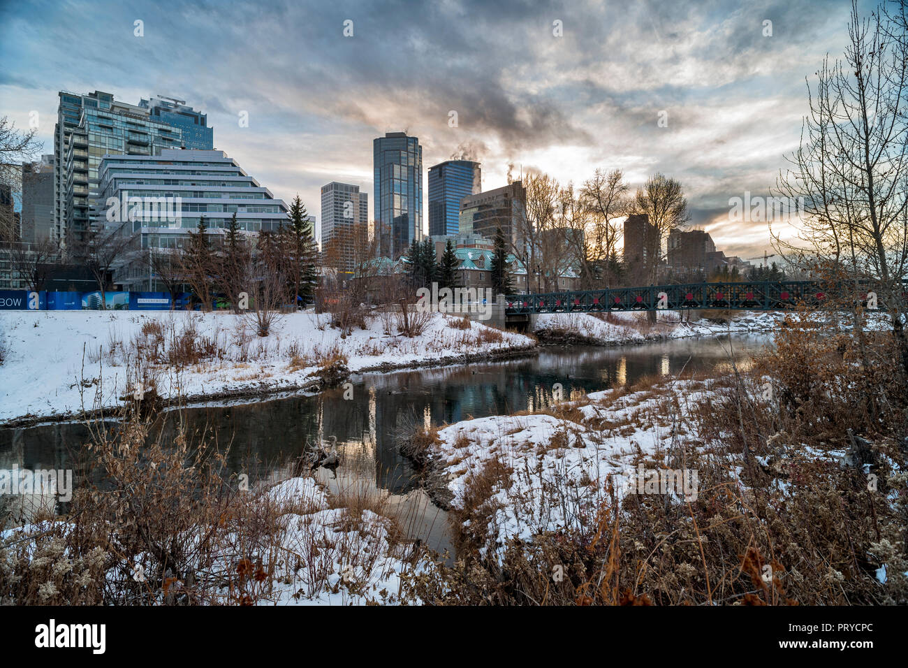 Calgary Alberta Downtown Stock Photo - Alamy