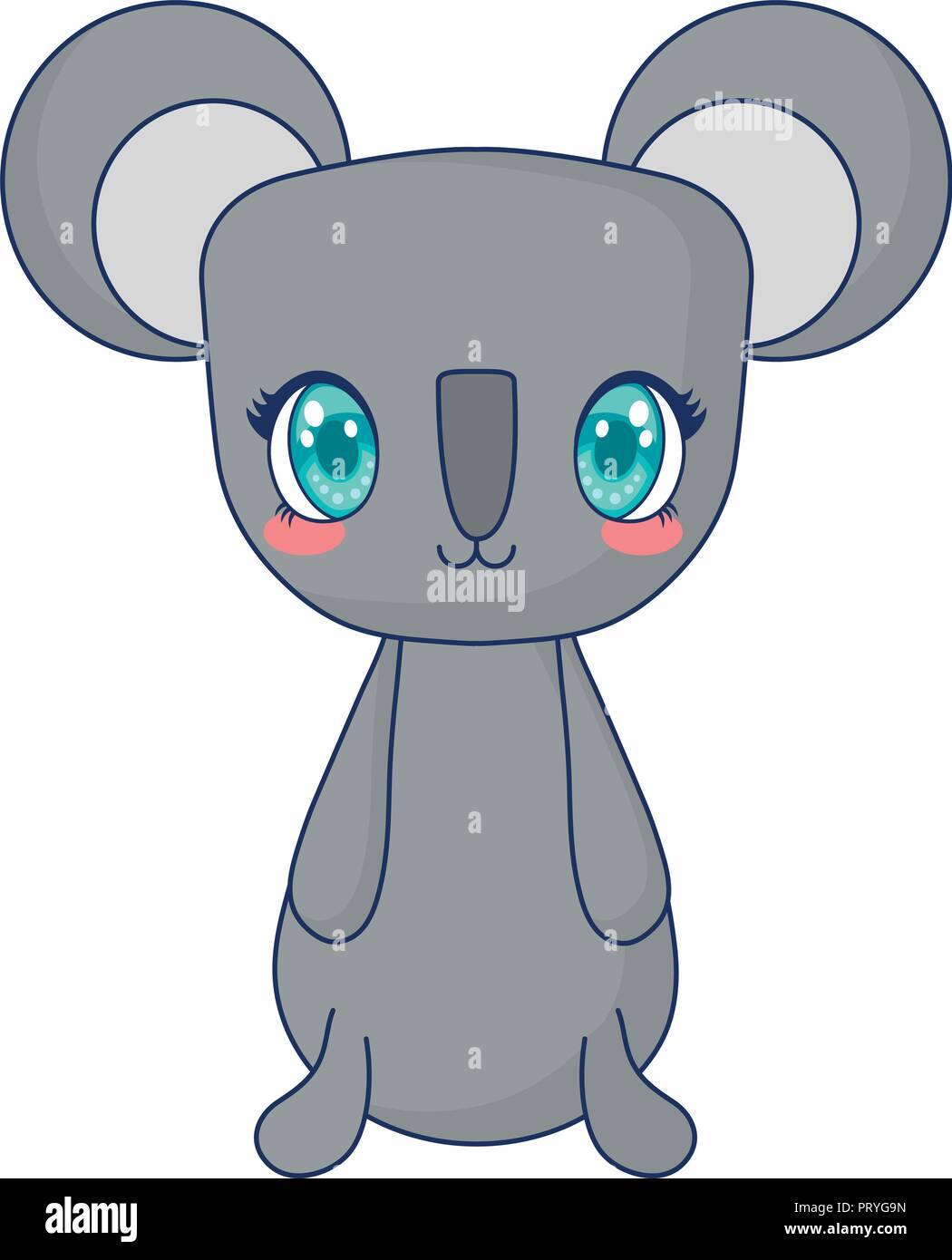 cute koala adorable character vector illustration design Stock Vector ...