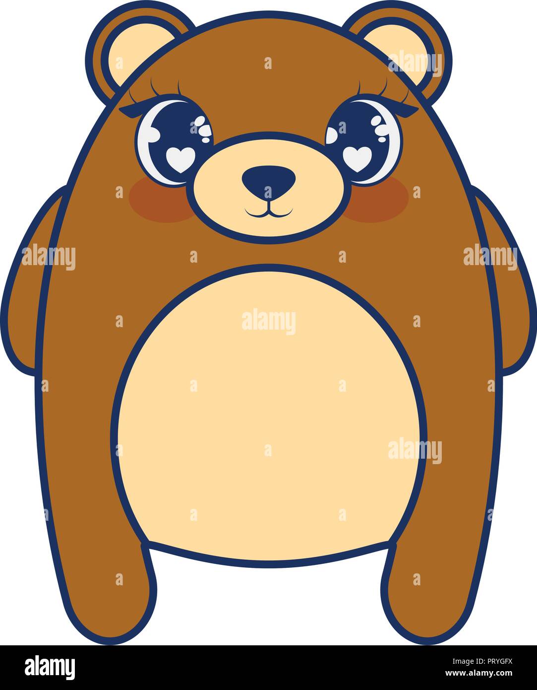 cute bear adorable character vector illustration design Stock Vector ...