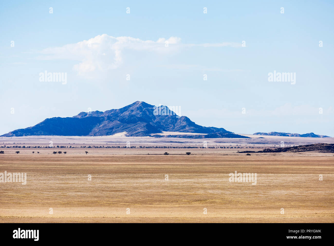 Aerial view, Mt Heinrichsberg, Namib-Naukluft National Park, northern part, Erongo region, Namibia Stock Photo