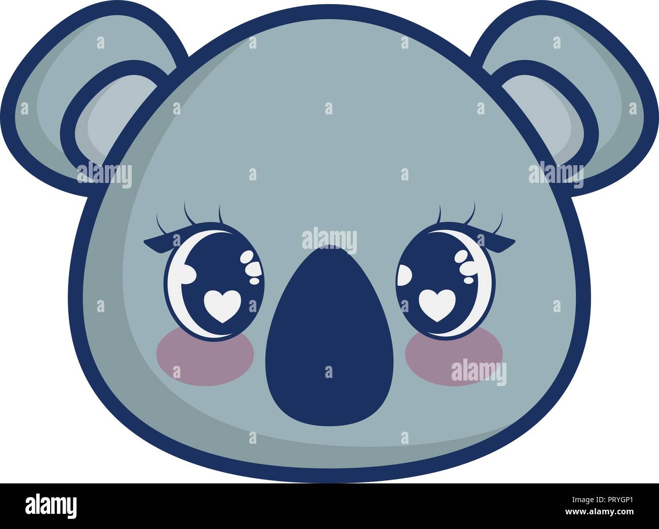 cute koala adorable character vector illustration design Stock Vector ...