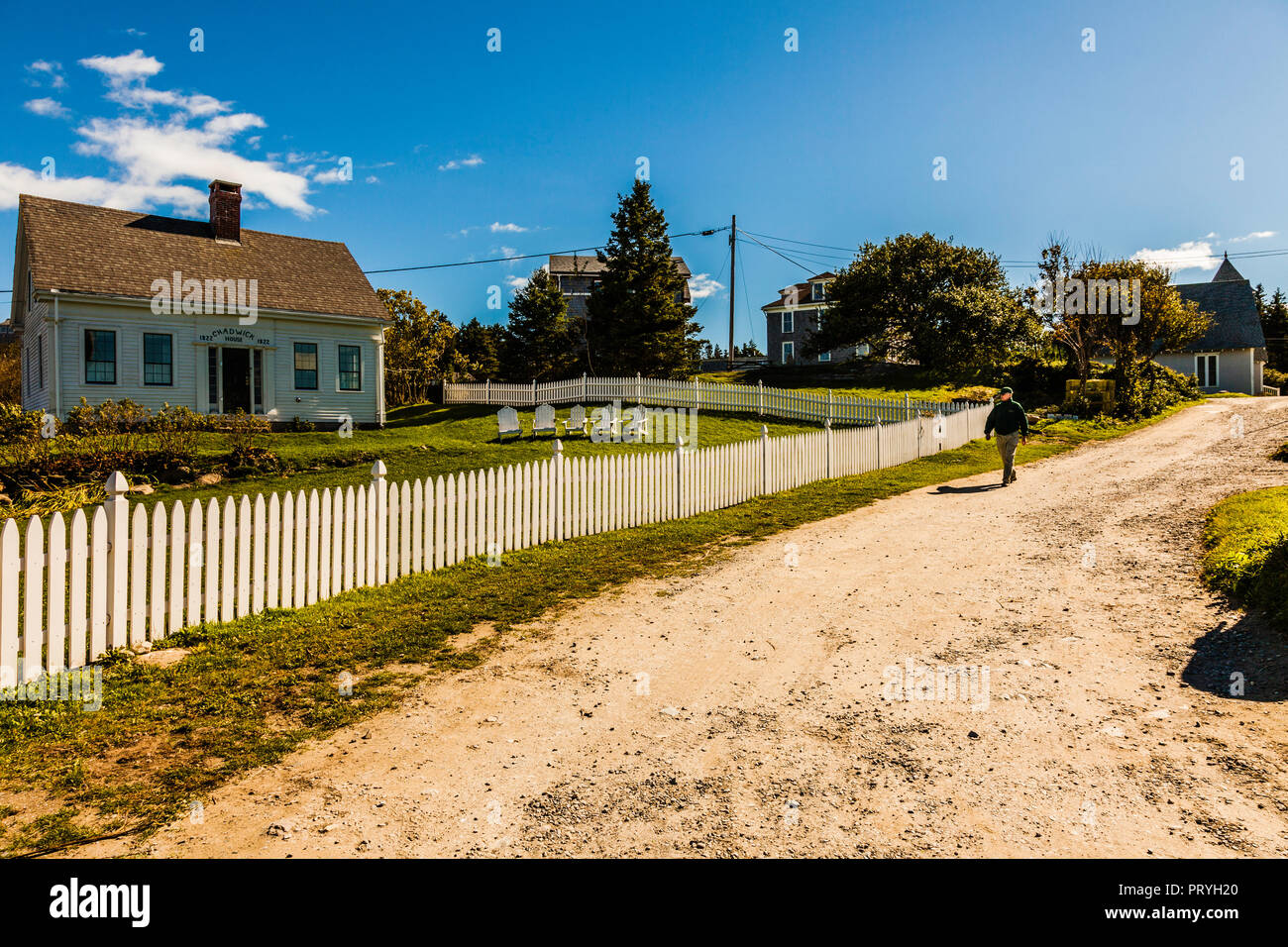 Chadwick House Monhegan Island, Maine, USA Stock Photo Alamy