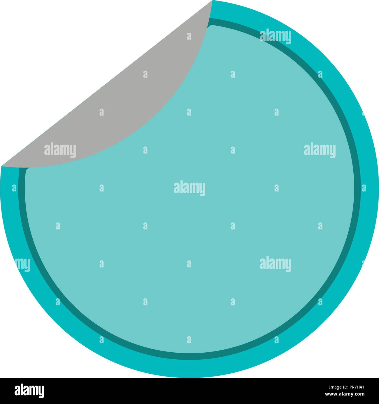 circular sticker isolated icon vector illustration design Stock Vector
