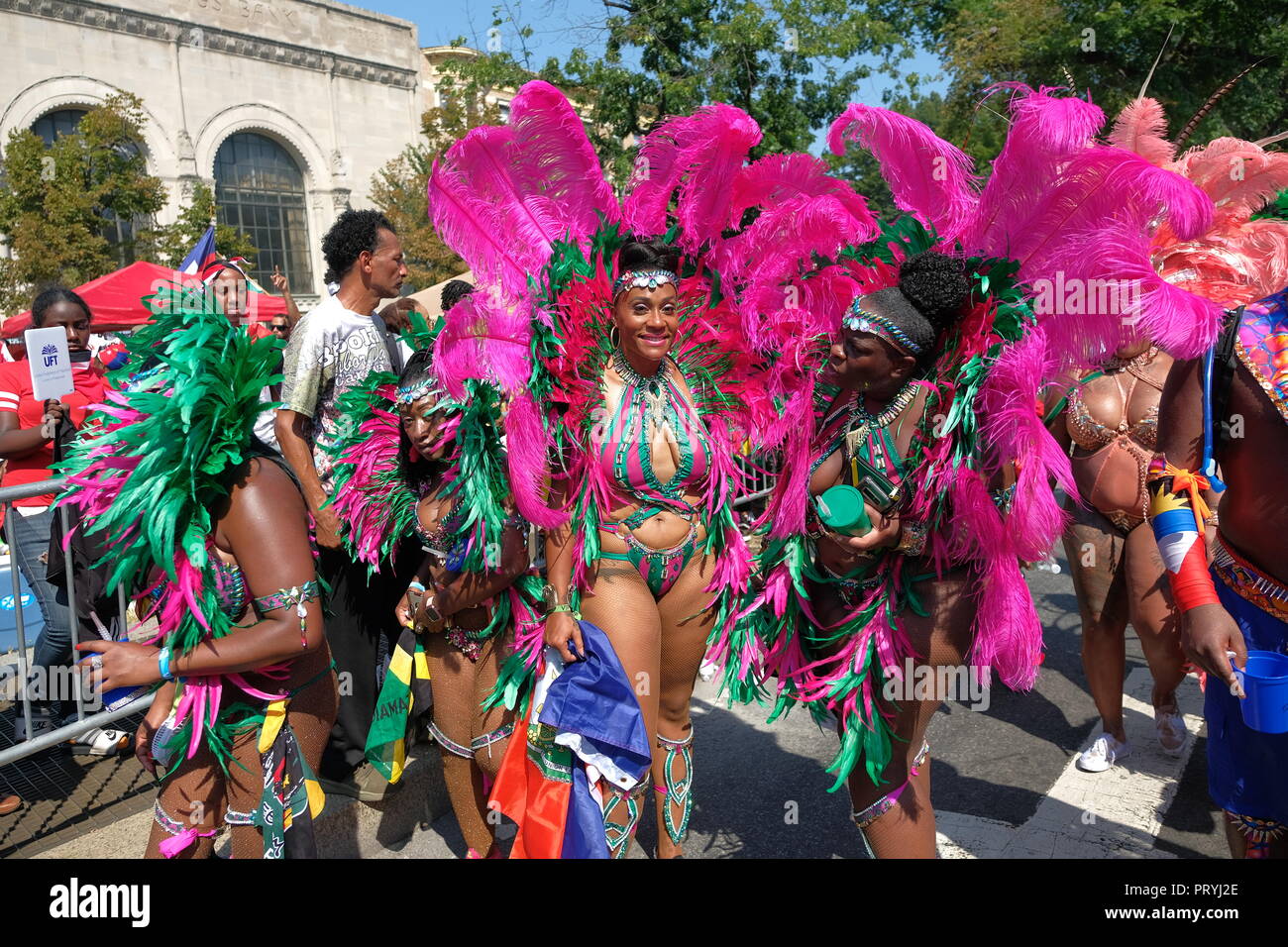 Scene from the 2018 Labor Day Parade Featuring Atmosphere Where