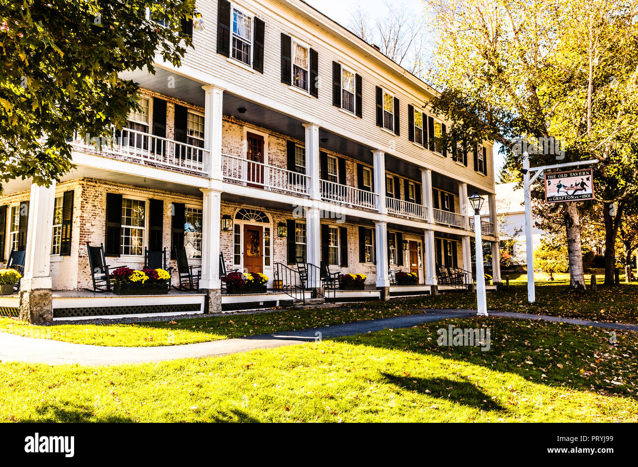 The Old Tavern at Grafton Grafton, Vermont, USA Stock Photo Alamy