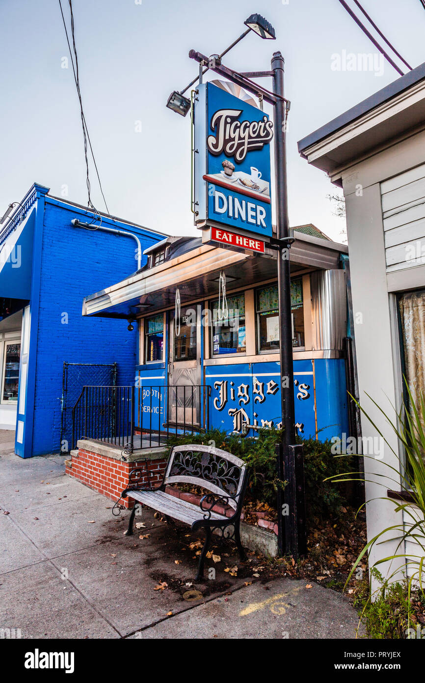 Jigger's Diner East Greenwich, Rhode Island, USA Stock Photo Alamy