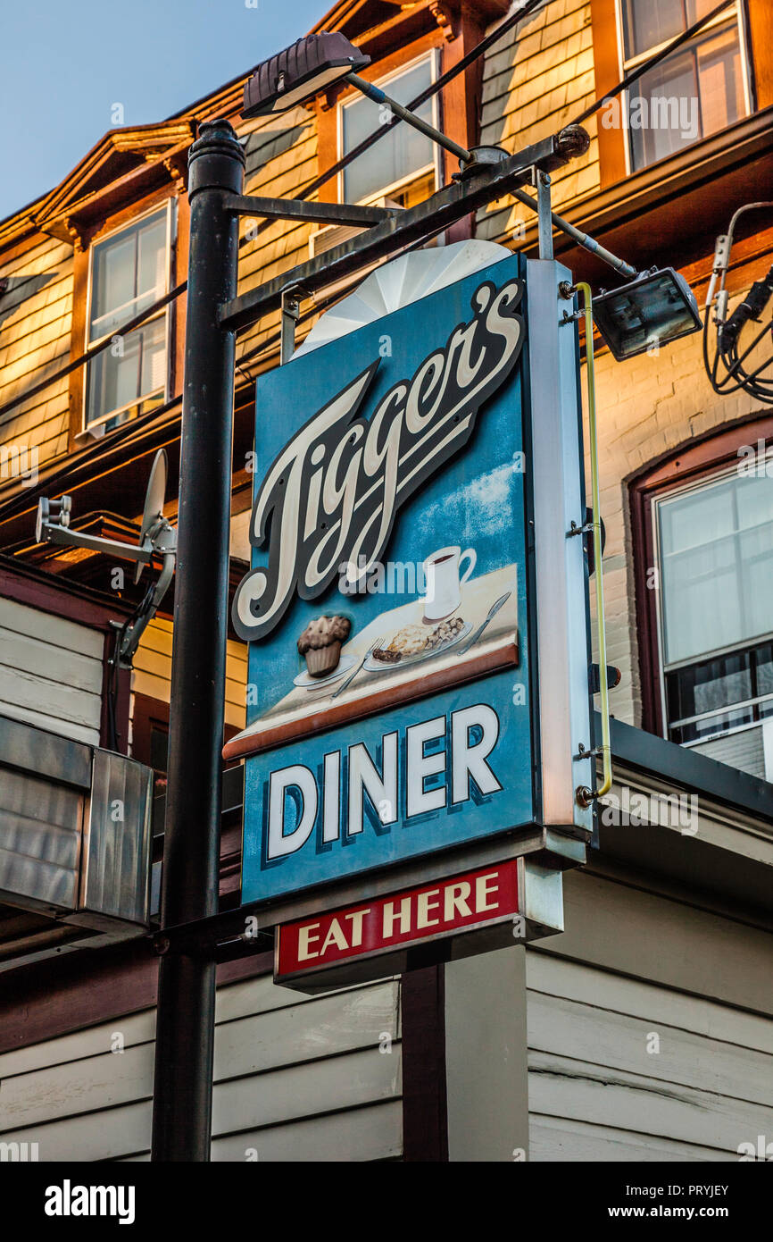 Jigger's Diner East Greenwich, Rhode Island, USA Stock Photo Alamy