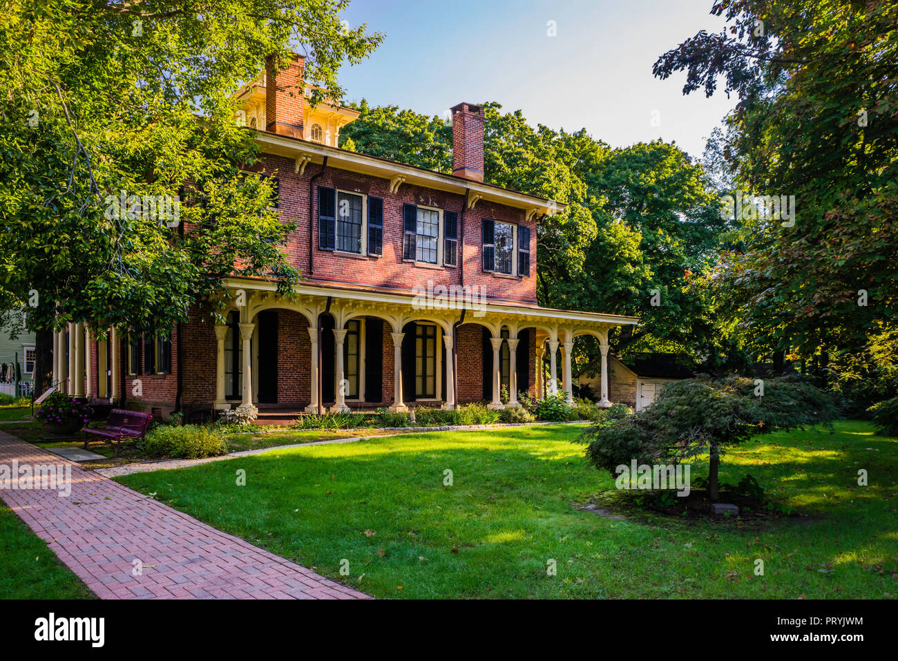 HurlbutDunham House Museum Wethersfield, Connecticut, USA Stock Photo