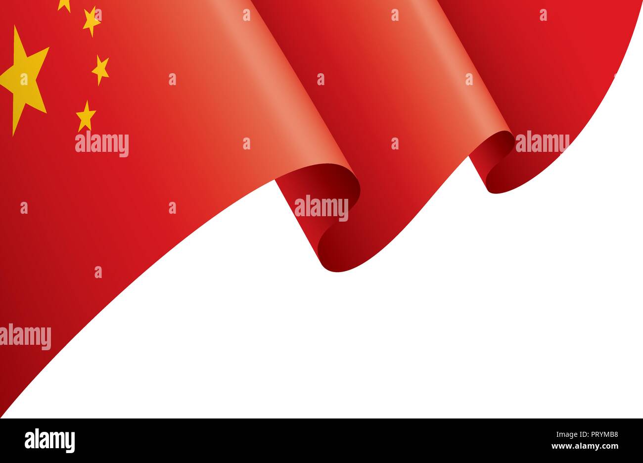 Download China flag, vector illustration on a white background ...