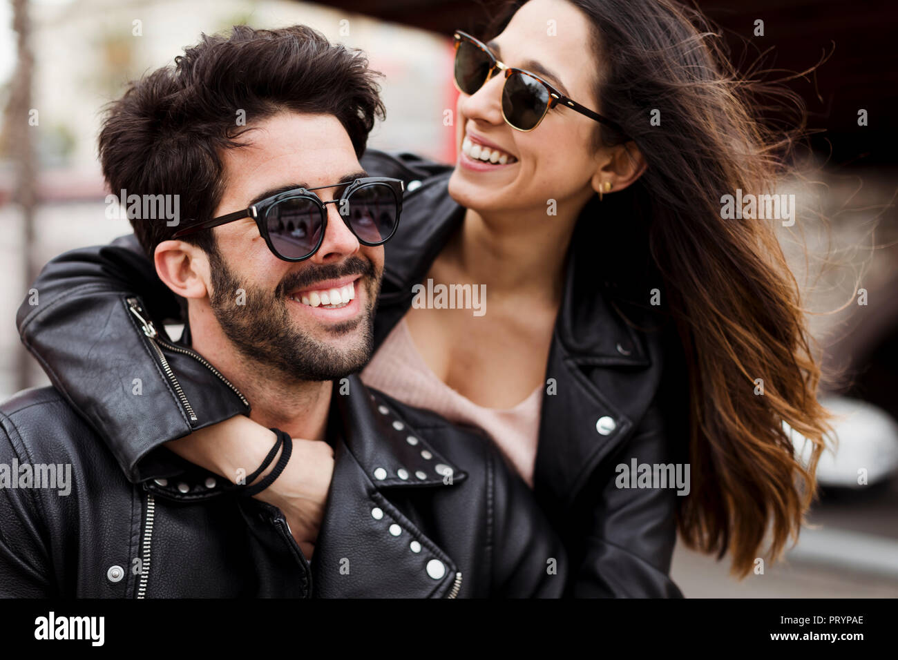 couple leather jackets
