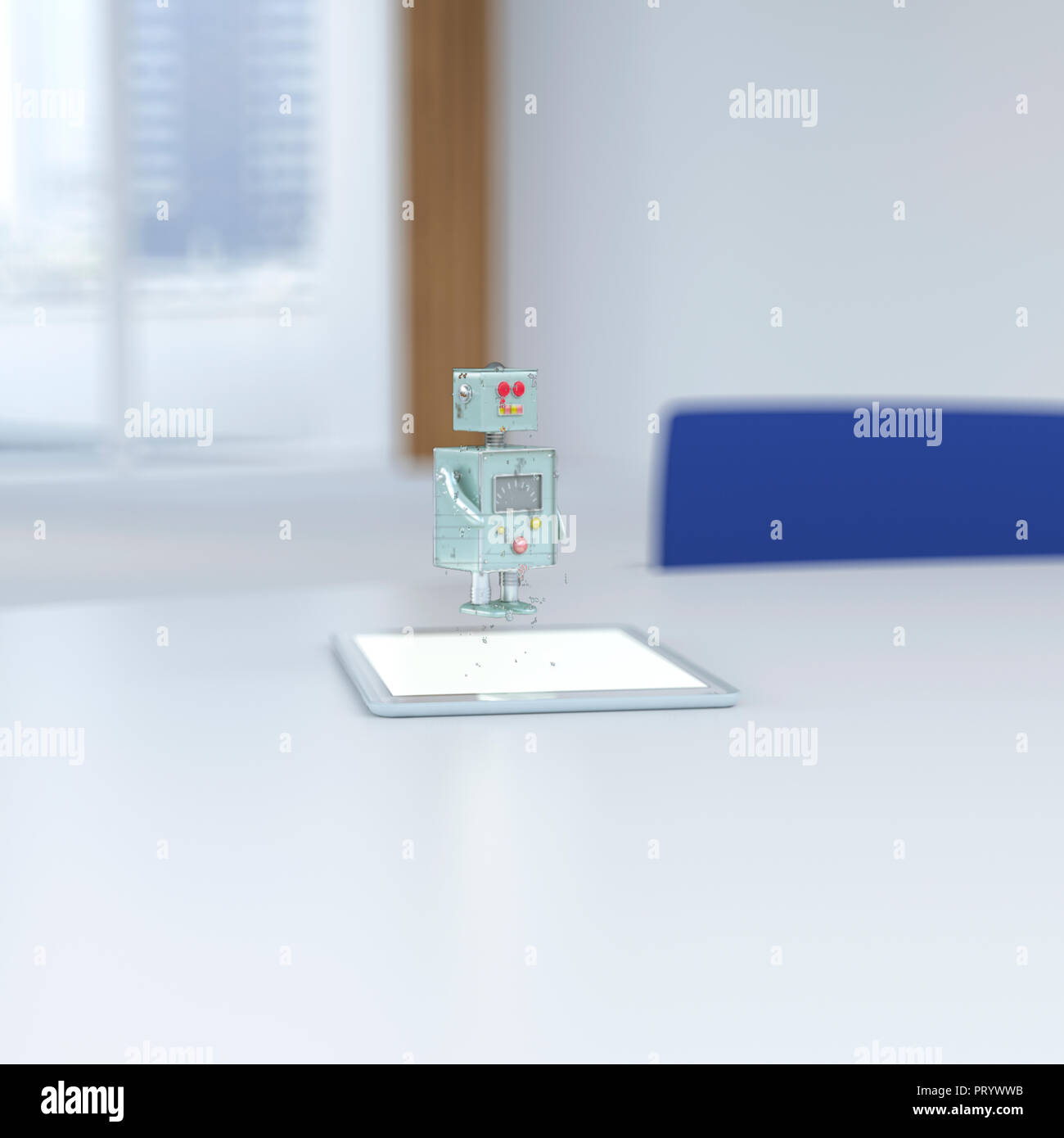 little desk robot