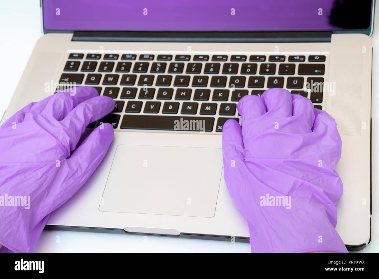Scientist Research Computer Keyboard High Resolution Stock Photography ...