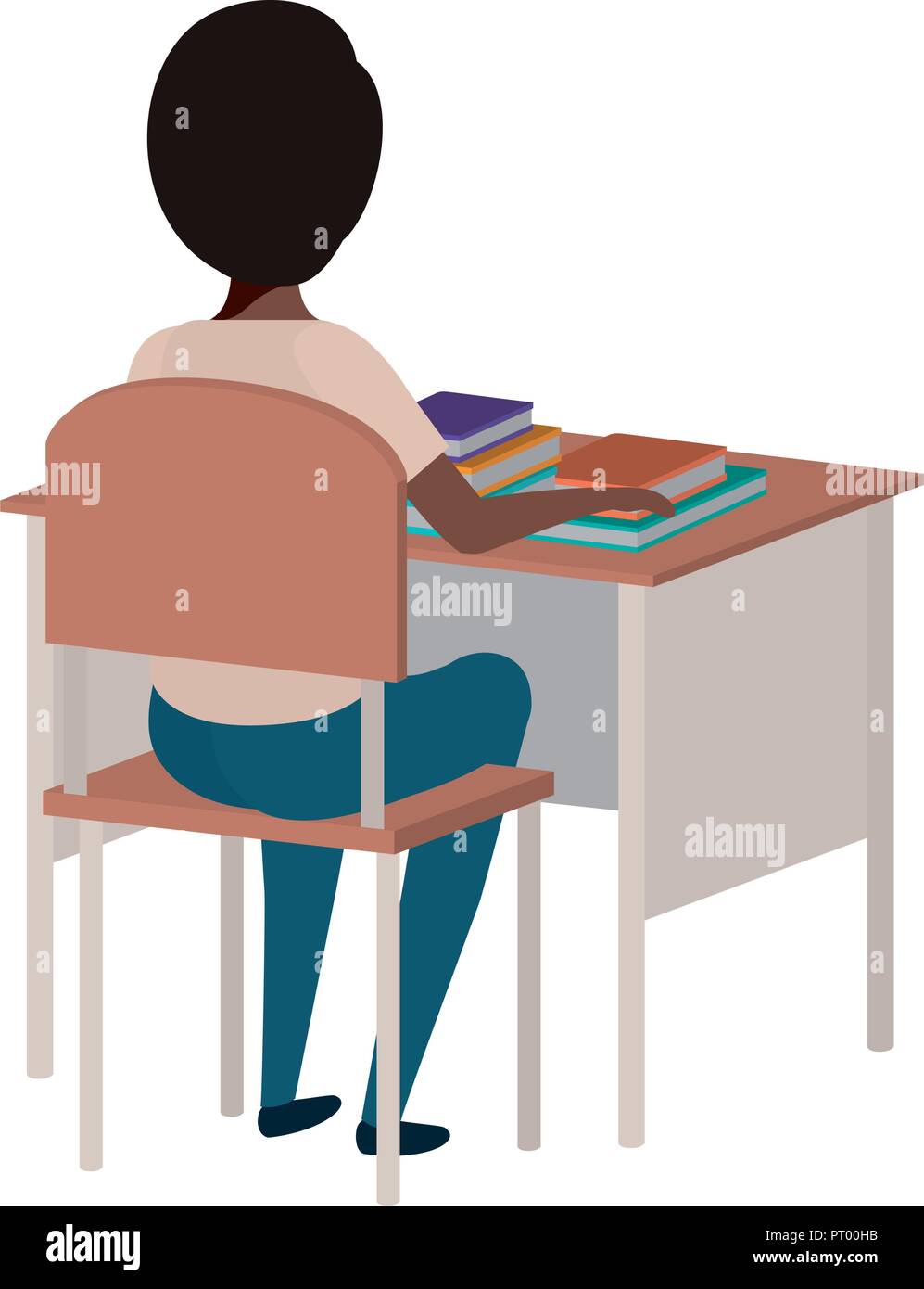writing table with chair for school boy