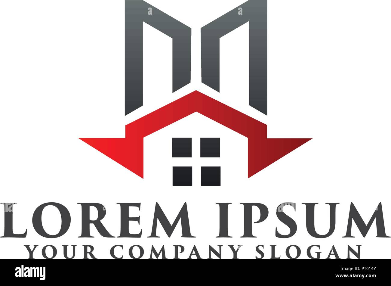 Real estate logo design concept template Stock Vector Image & Art - Alamy