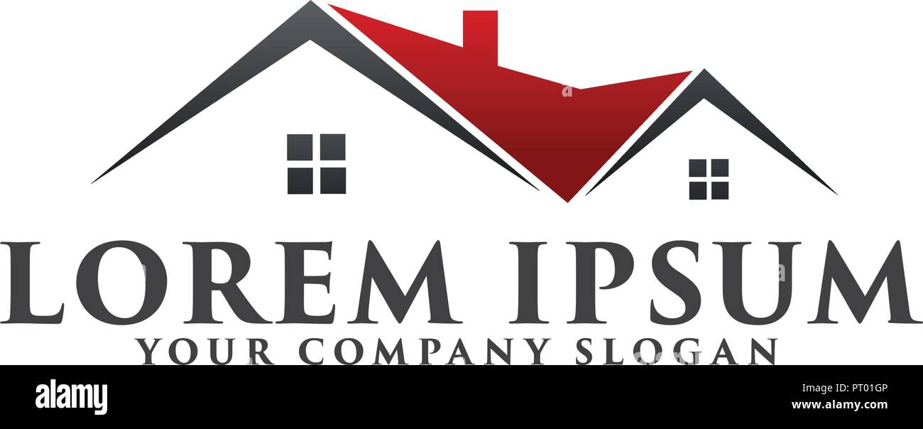 Real Estate Logo Architectural Construction Logo Design Concept Template Stock Vector Art Illustration Vector Image 221277414 Alamy