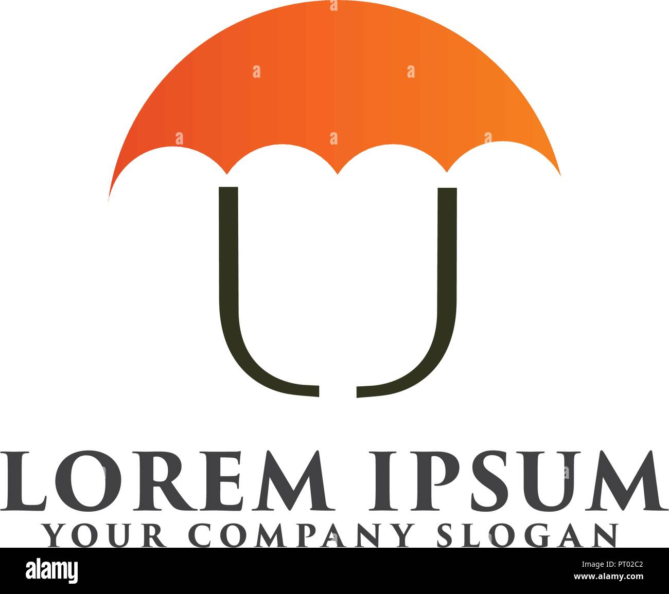 umbrella logo design concept template Stock Vector Image & Art Alamy