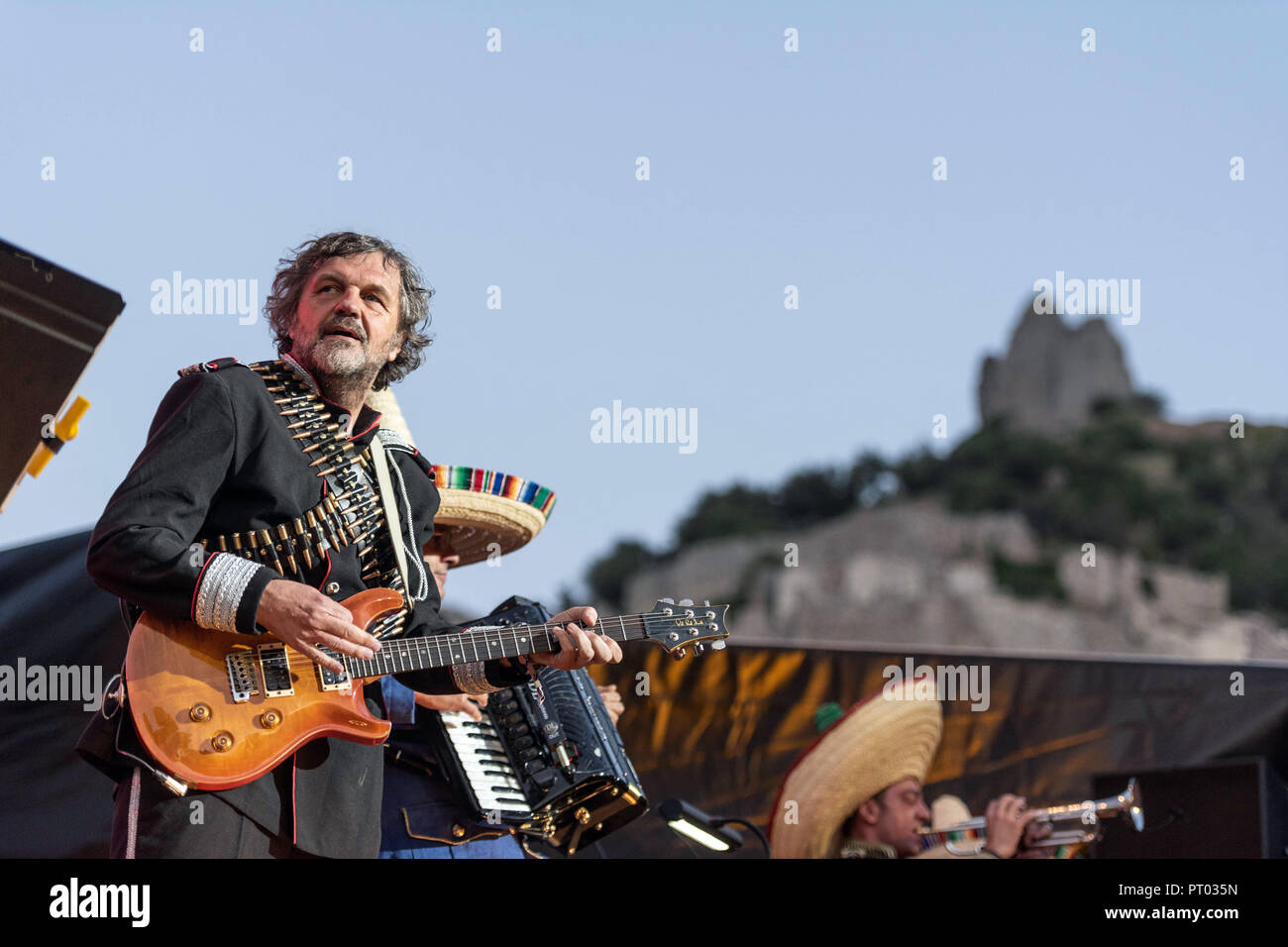 Emir Kusturica and The No Smoking Orchestra attending the Crussol Festival 2018 (2018/07/07) *** Local Caption *** Stock Photo