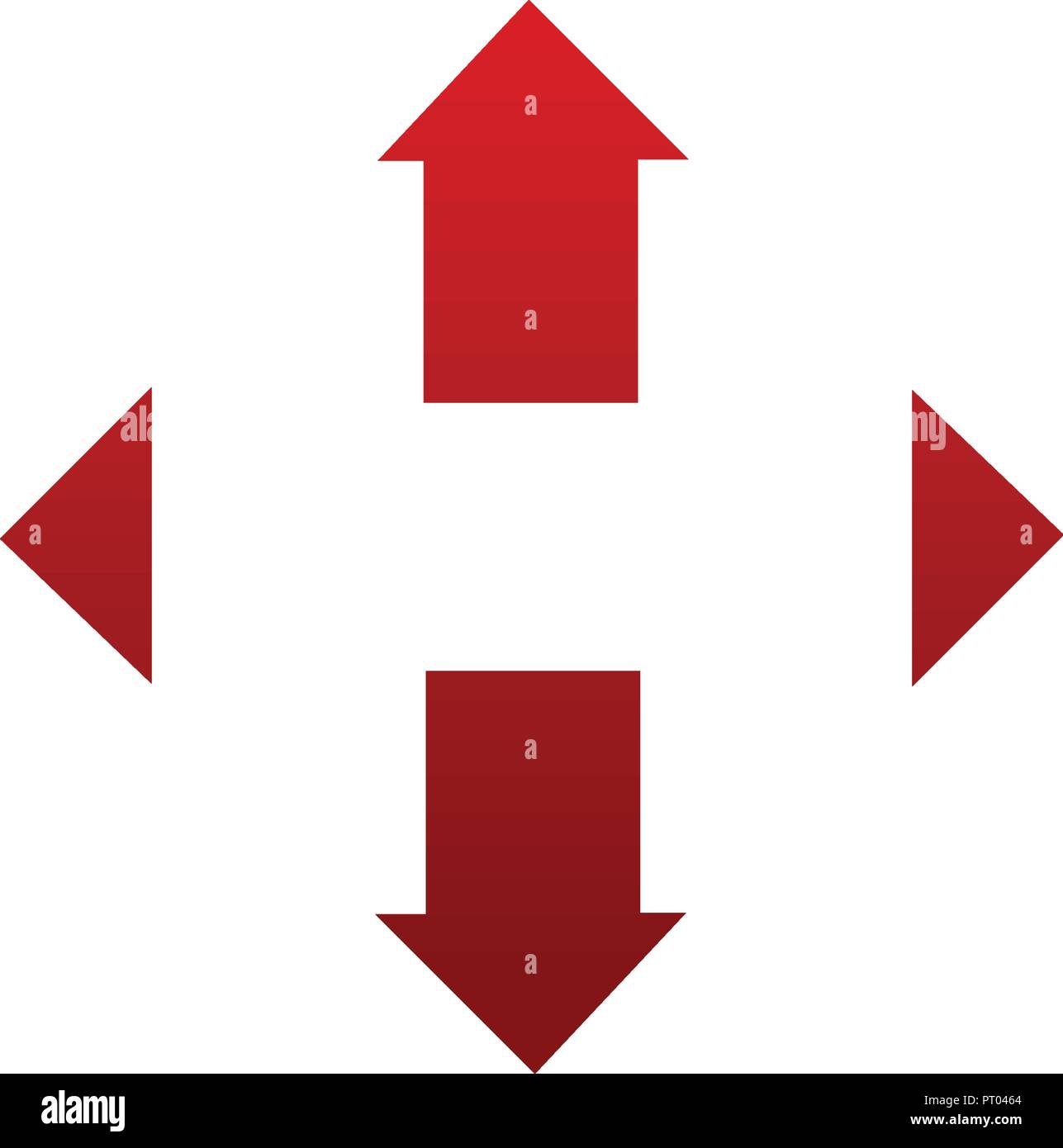 letter H arrow logo design concept template Stock Vector