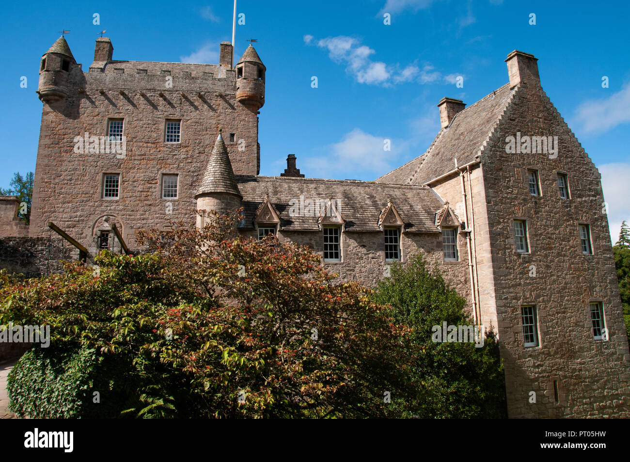 Cawdor Castle near Inverness, Scotland, home to the Thane of Cawdor made famous in Shakespeare's play Macbeth Stock Photo