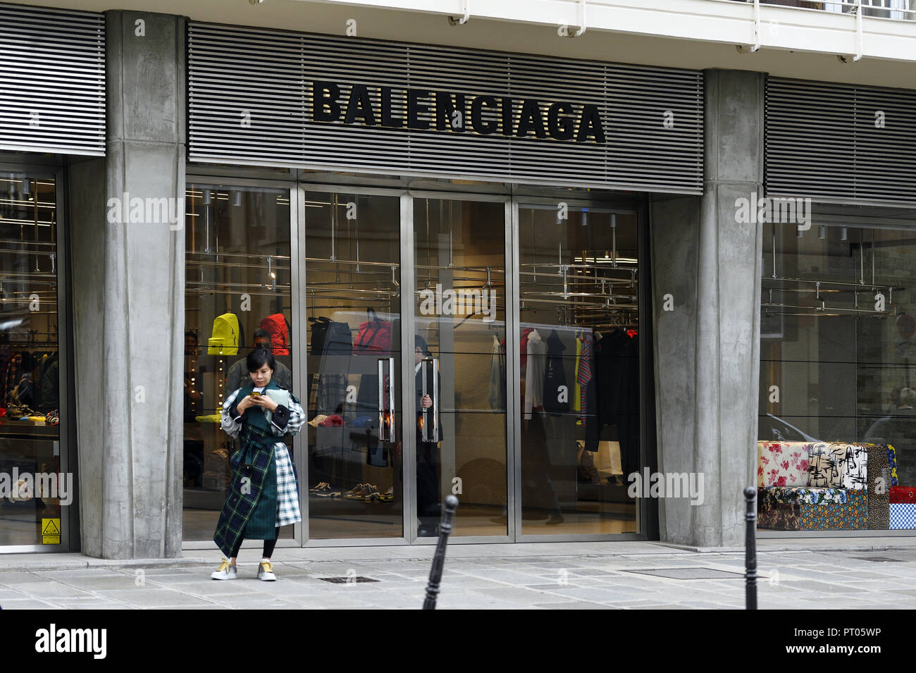 Balenciaga Store - Paris - France Stock Photo - Alamy