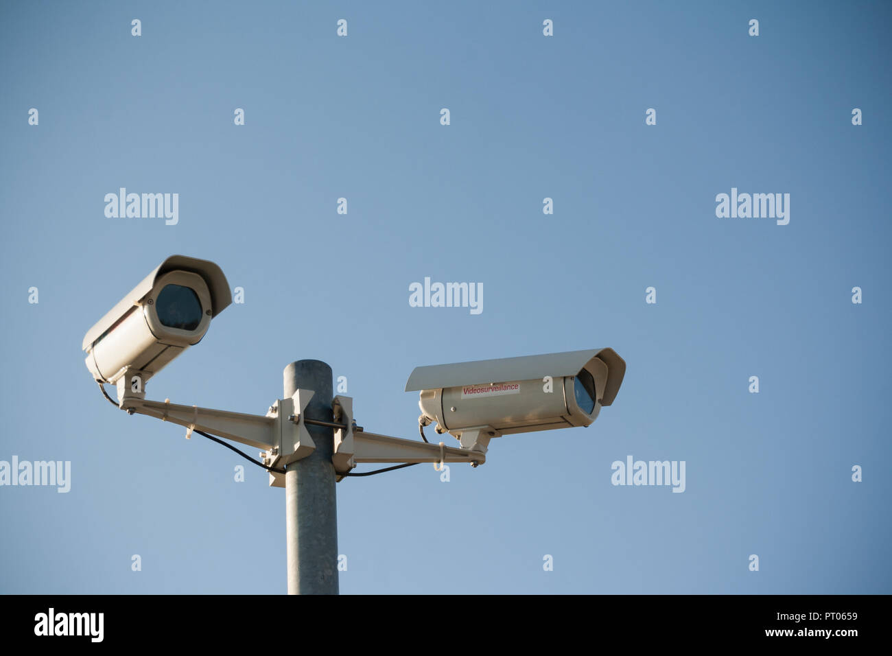 Camera surveillance Stock Photo
