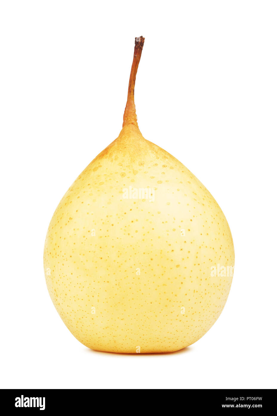 fresh chinese pear, isolated on white background Stock Photo